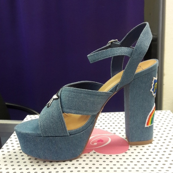 👠NWT👠 denim platform - Picture 2 of 4